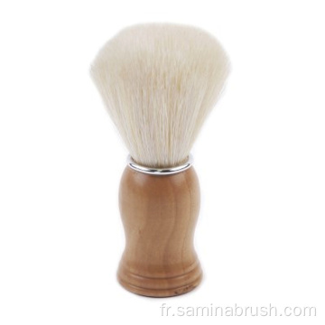 Men de brosse Badger en bois